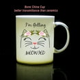 thumbnail image 5 of I''m Getting Meowied Mug, Engagement Gift for Bride Coffee Cup, Gift for Fiancee and Fiance Party, Bridesmaid Present, 11 OZ White, 5 of 6