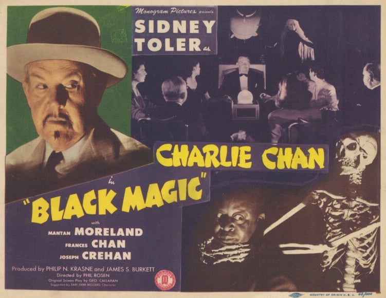 Charlie Chan in Black Magic (1944) 11x14 Movie Poster
