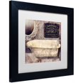 thumbnail image 2 of Trademark Fine Art "Le Bain Paris I" Canvas Art by Color Bakery White Matte, Black Frame, 2 of 4