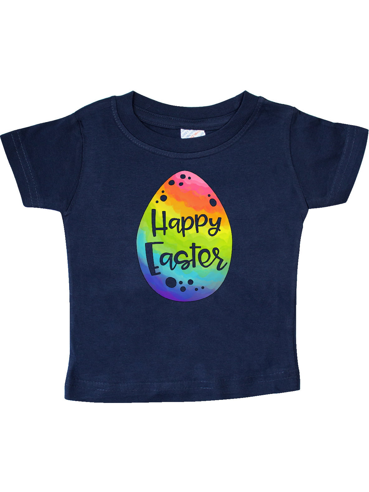 Happy Easter Rainbow Easter Egg Baby T-Shirt - Walmart.com ...