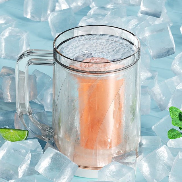 Xihbxyly Artículos por menos de $10 Vasos helados Bebidas frías Vasos de cerveza frescos de verano Bebidas heladas Vasos de té Vasos de agua Vasos con asa Botellas de agua fría