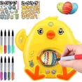 thumbnail image 1 of Easter Egg Machine, Easter Egg Decoration Kit, DIY Easter Egg Decoration Machine with Spinner, Egg Painting Coloring Dyeing Machine Toy with 8 Drying, 1 of 5
