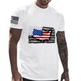 thumbnail image 1 of Mens Casual Pantalones Cortos Cuello Redondo Gradación Impresión Suéter Camiseta, Blusa Deportiva de Fitness para Hombres, 1 of 4