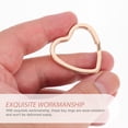 thumbnail image 3 of 30pcs Heart Shape Key Rings Retro Style Key Chain Rings Split Rings, 3 of 6