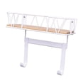 thumbnail image 4 of Soporte para tabla de planchar con ganchos extraíbles, montaje en pared, accesorios de hierro, organizador, organización, estantes resistentes para Blanco BLESIY Soporte de hierro, 4 of 8
