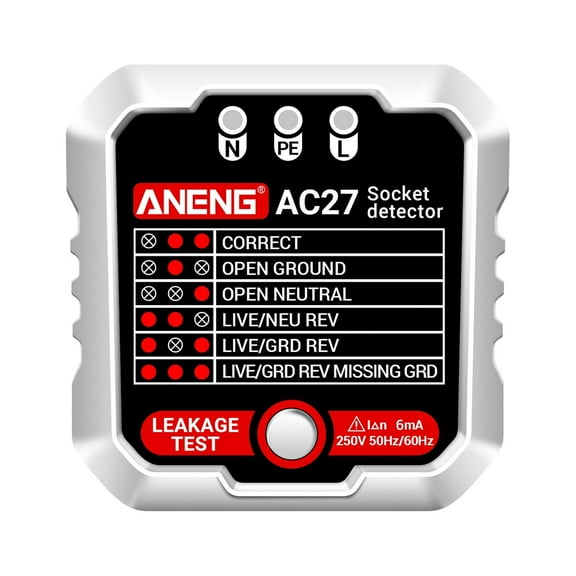 Socket Tester,Socket Tester Line Outlet Tester 250v Tester Line Circuit 250v Socket Tester Twirltide White Adben Havou Buzhi Socket Outlet