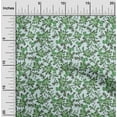 thumbnail image 2 of oneOone Cotton Poplin Twill Green Fabric Floral Retro Sewing Craft Projects Fabric Prints By Yard 56 Inch Wide, 2 of 5