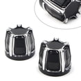 thumbnail image 5 of ZSWAL Black Front Axle Cap Nut Cover for Harley Davidson Dyna, Touring models, XL 2008-, XG 2015-, Softail 2007-, VRSC 2002-2011, 5 of 5
