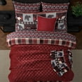 thumbnail image 5 of Pawz Red Full/Queen 90"x92" Soft Corduroy and Microfiber Velvet Quilt, for Adults and Teens, 5 of 10