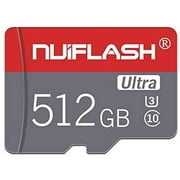 512GB Micro SD Card SDXC Class 10 Memory Card(High Speed) SD Memory Card TF Card with Adapter for Camera, Phone, Computer, Dash Came, Surveillance,Drone