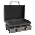 thumbnail image 1 of Blackstone Griddle 2205 Omnivore Original; Uses H Style Burner For Even Heating; Table Top; Two Independent Heat Zones With 21 000 BTU; 22 Inch Cooking Space; Rectangular; Stainless Steel Front Panel, 1 of 7