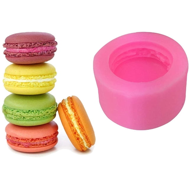 Molde de silicona 3D - Molde de fondant 3D - Molde de jabón DIY Molde de vela Molde de cubitos de hielo para chocolate, dulces, gomitas, decoración de pasteles - Color aleatorio Ormromra YQ-1194
