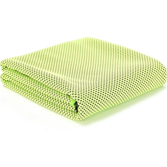 Instant Cooling Towel 39x12 Inches Premium Nylon Fabric Washable Reusable For Sports Gym Yoga Running Outdoor Activities Portable With Travel Bottle