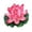 Deep Pink, variant on 11" XLarge Realistic Floating Lotus with Lily Pad - Premium EVA Flowers for Pools, Ponds, Weddings, Summer Decor(Yellow)