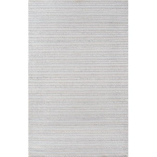 Momeni ANDESAND-4LGY2380 Hand Woven Andes Runner Area Rug, Light Grey - 2 ft. 3 in. x 8 ft.