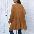 thumbnail image 5 of hotojiny Cardigans Sweaters for Womens Fashion Knit Open Front Long Sleeve Coats Solid Color Outwear, 5 of 6