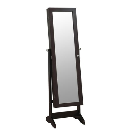 Viscologic Freestanding Mirrored Jewelry Cabinet Armoire Viscologic Freestanding Mirrored