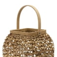 thumbnail image 3 of Home Decorative Lantern 21.5"H Wicker, Glass, 3 of 3