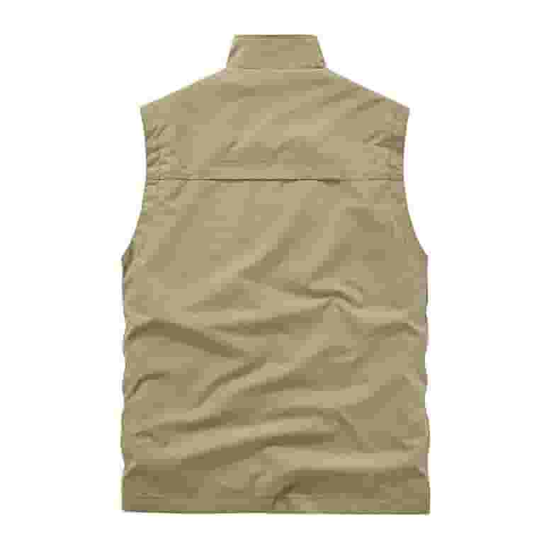 よく見る「芸能人が愛用 RYRJJ Mens Work Vest Summer Travel Photo Vest Cargo Full Zip Clothing