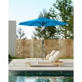 thumbnail image 6 of 9FT Outdoor Patio Umbrella with Double-Layer Vented Canopy, UPF 50+ UV Protection, 8-Rib Steel Frame, Crank & Tilt Mechanism, Detachable Pole, Backyard, Deck, or Poolside, 6 of 7