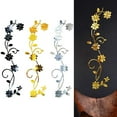 thumbnail image 5 of KDJ 3D Rattan Flower Stickers for Wall Door Living Room Bedroom Decal DIY Decor - for Home Decor, 5 of 7