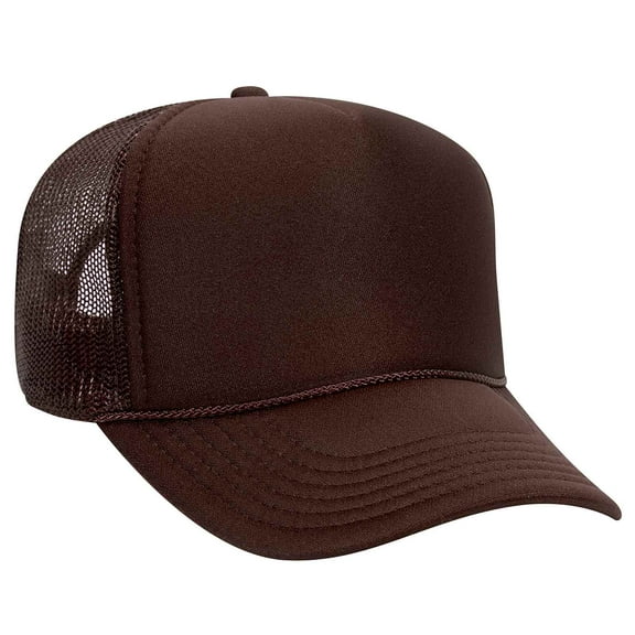 OTTO CAP 5 Panel Mid Profile Mesh Back Trucker Hat