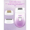 thumbnail image 3 of Épilateur Portable Rechargeable pour Femmes, Appareil d'Épilation Électrique Humide et Sec, Rasoir Sans Fil pour le Corps, 3 of 12