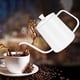 thumbnail image 4 of Hervidor de cuello de cisne, tetera para estufa, hervidor de café blanco de acero inoxidable 600 ml, 4 of 9