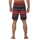 thumbnail image 3 of Pantalones cortos de playa de bloques de color con estampado de rayas de INSPIRE CHIC para hombres 36 Rojo, 3 of 5
