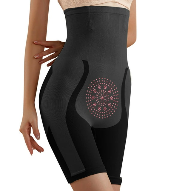 PEASKJP Shapewear Shorts Tummy Control Seamless Plus Size Butt Lifting Shaper, Black XL