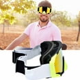 thumbnail image 4 of Gafas de seguridad para motocicletas resistentes al viento, a la arena y a los rayos ultravioleta, color negro y amarillo, para condiciones extremas de conducción, 4 of 8