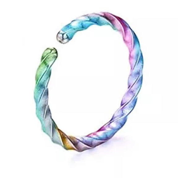 HOOUN 1PC Nostril Earring Fake Piercing Nose Ring Clip Cuff Fashion Jewelry Women Ring-Multicolor-10mm