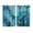MediumTurquoise, variant on Modern Turquoise Kitchen Curtains Short 45 Inch Length, Abstract Teal Gold Marble Textured Grommet Top Bedroom Living Room Curtains, Light Filtering Cafe Curtain Drapes 2 Panels Set 84''x45''