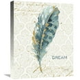 thumbnail image 1 of Global Gallery's 'Indigold XIX' By Lisa Audit Stretched Canvas Wall Art, 1 of 1