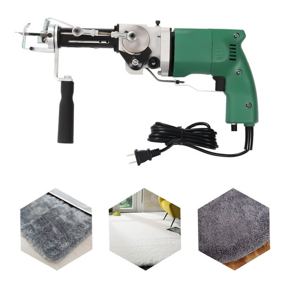 2400rpm Electric Carpet Tufting Gun Hand Cut Pile/Loop Pile Weaving Flocking Rug Machine