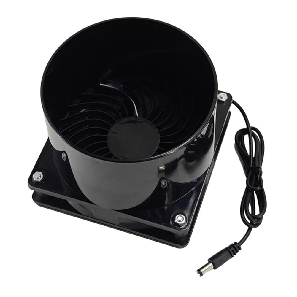 Whatever You Like-12V Exhaust Fan with Duct Flange - 3000 RPM Ventilator for Kitchen, Bathroom, Dog House, Chicken Coop, Greenhouse - Solar Panel Compatible"}