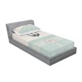 thumbnail image 3 of Ambesonne Nautical Fitted Sheet & Pillow Sham Set, Vintage Marine Anchor, Full, Seafoam Beige and Black, 3 of 3