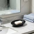 thumbnail image 5 of Yhmxh Self Draining Soap Dish for Bathroom Sink, Slotted Oval Bar Soap Holder, Plastic Soap Tray with Drainage Grooves, Rustproof Soap Saver for Shower Kitchen Countertop Bathroom Accessory, 5 of 6