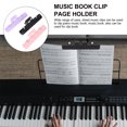 thumbnail image 2 of Music Clips Page Holder Book 3 Pcs Piano Sheet Folder Bracket Shelves Stand for, 2 of 6