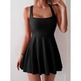 thumbnail image 5 of Traje de baño B2prity para mujer, control de barriga, cobertura total, negro, 5 of 5