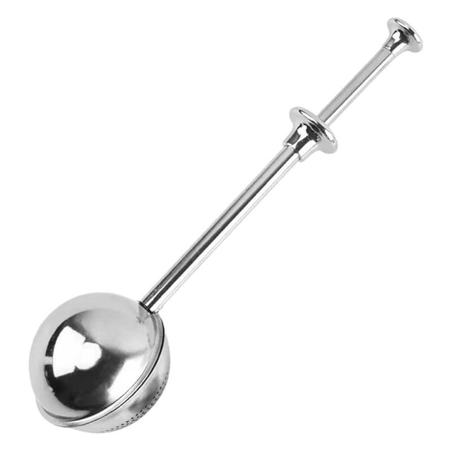 Stainless Steel Tea Ball Infuser with Spring-Loaded Handle, Ultra-Fine Mesh Strainer for Loose Leaf Tea