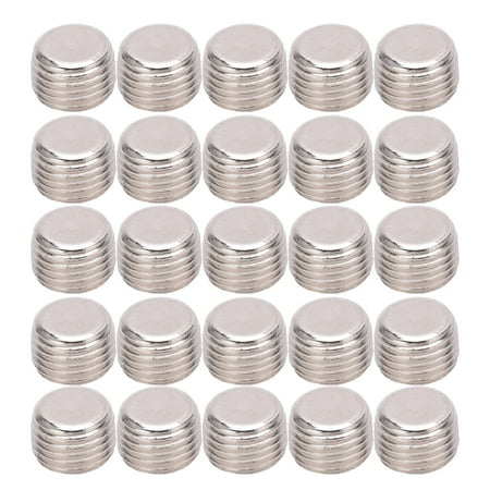 

25Pcs Pipe Plug Hex Screwed Head Iron Pneumatic Connector 1/4 331 Fastener Hardware