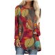 thumbnail image 1 of Camisas Para Mujer Camisetas de Gran Tamaño Manga Larga Casual Moda Cuello Redondo Tops Camisas Sueltas Estampadas Blusa Odeerbi  ODB135818, 1 of 5