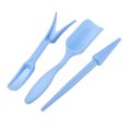 thumbnail image 4 of Unique Bargains Garden Shovel Hand Tools Transplanting Digging Scoops Kits, Blue, 4 of 5