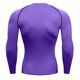thumbnail image 4 of Ceisia Men's Compression Long Sleeve Crew Neck Athletic Base Layer Shirt Purple M Gifts, 4 of 4