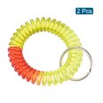 thumbnail image 3 of Unique Bargains Porte-Clés Spirale Extensible en Plastique, Multicolore 2 Pack, 3 of 5