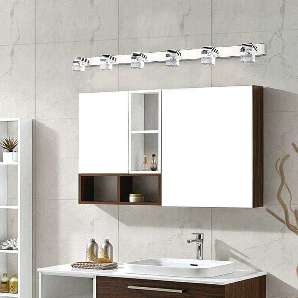 LED Vanity Light  Bathroom Toilet LED Mirror Front Light Fixture Wall Sconces Makeup Vanity Lamp (6 lights-18W)