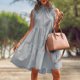 thumbnail image 5 of Vestido Midi De Verano Vestido elegante para mujer Vestido casual con volantes Vestido sin mangas Club Party Dress (Gris L) Cgtredaw Para estrenar, 5 of 7