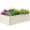 White, variant on SnugNiture 6x3x2 ft Metal Raised Garden Bed Outdoor, Deep Root Galvanized Planter Box for Vegetables, Flowers