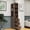 Walnut, variant on Corner Bookshelf with Drawers, 4 Tier L Shaped Corner Shelf with LED Lights, Small Space Corner Bookcase Storage Organizer for Living Room Bedroom Office, Walnut